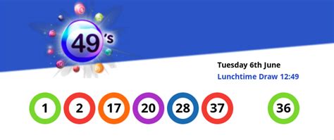 49 balls betfred lunchtime|49's .